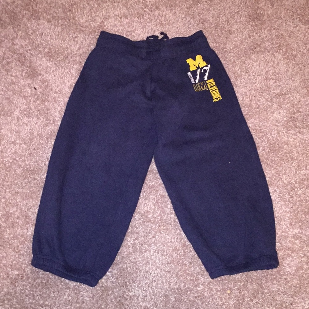 Blue Michigan joggers